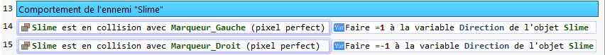 Événement direction du Slime