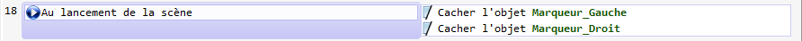 Événement masquer les marqueurs