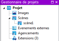 Ré-ouvrir un projet